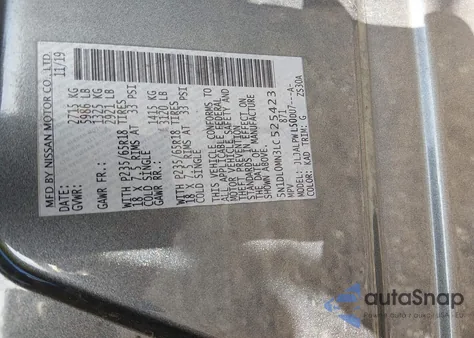 2020 Infiniti Qx60 Pure from USA, damaged, VIN 5N1DL0MN3LC525423